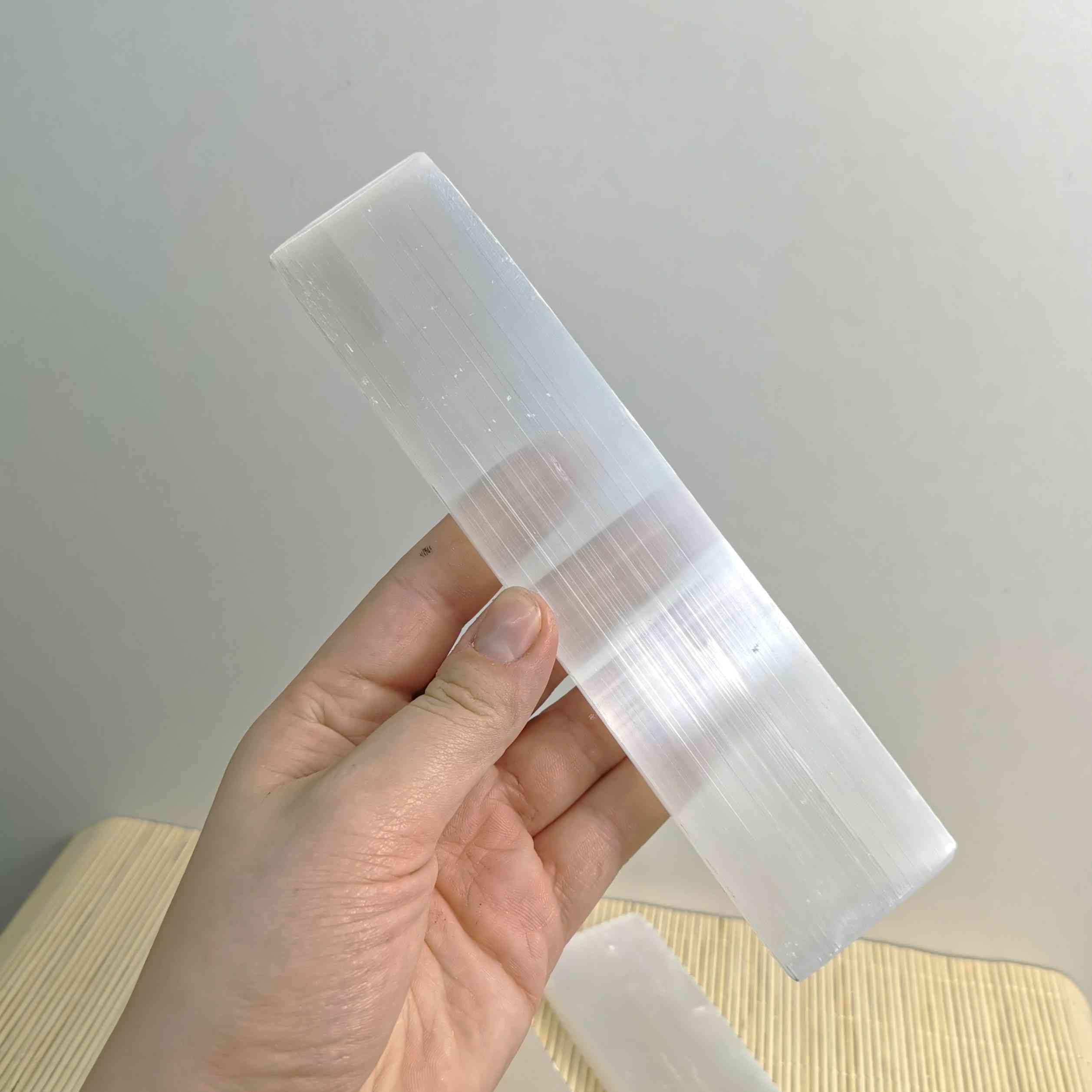 NKlaus Healing Crystals Selenit-Stab 19,5 cm Energiestein