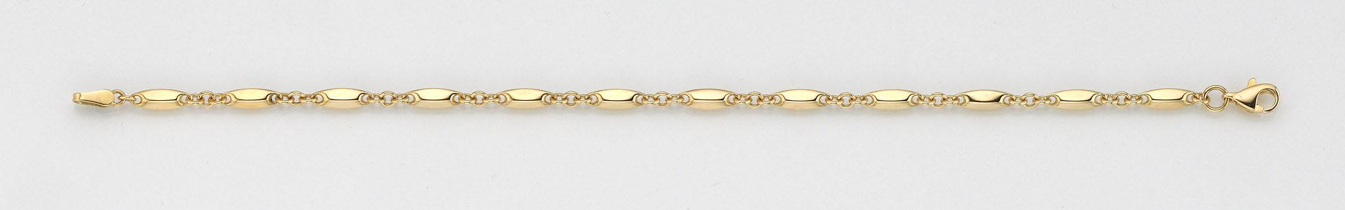 Eugen Rühle Fantasieketten 37.3632 Fantasiekette 3,4mm 585 Gelbgold