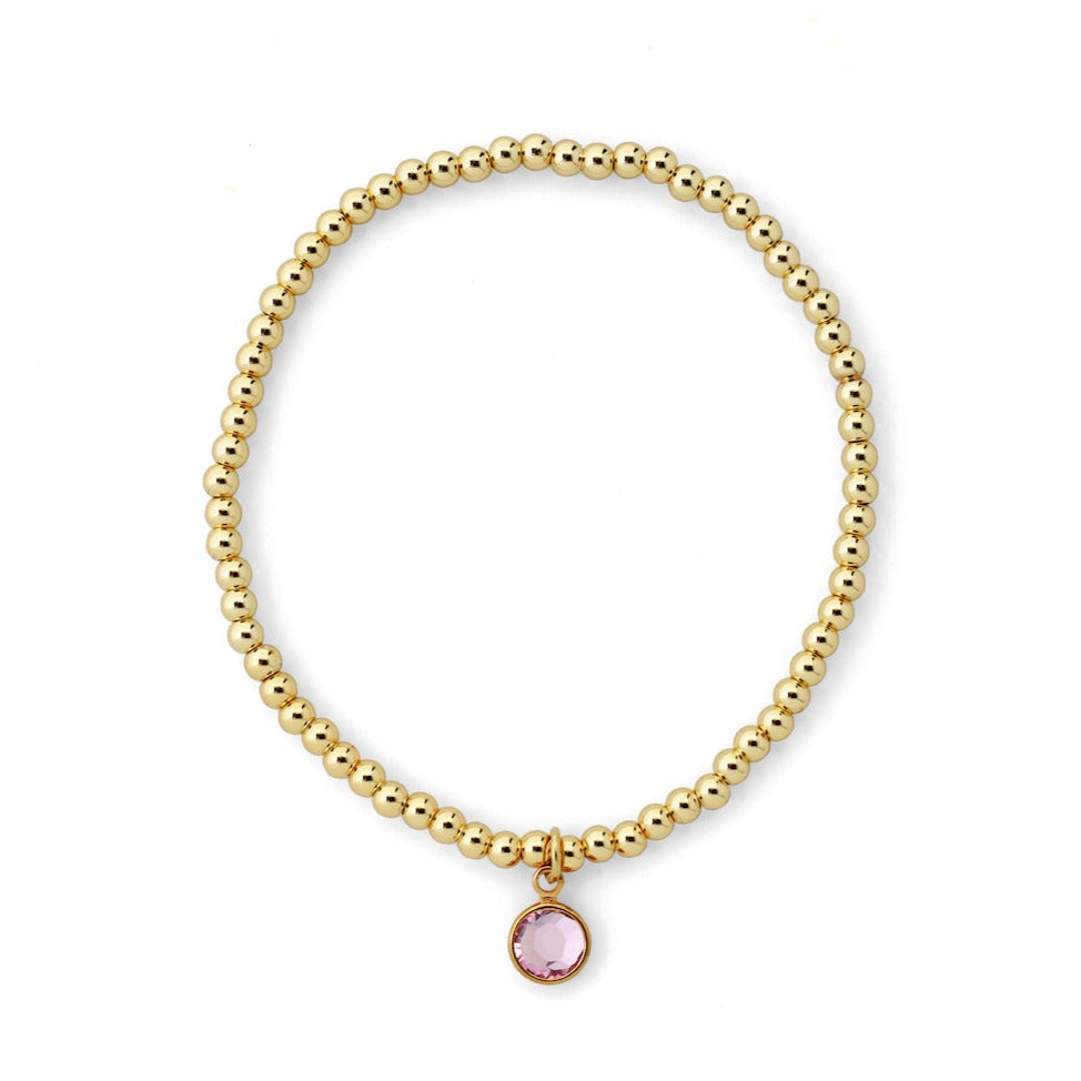 Joy by Corrine Smith Juni Armband Geburtsstein Gold verstellbar