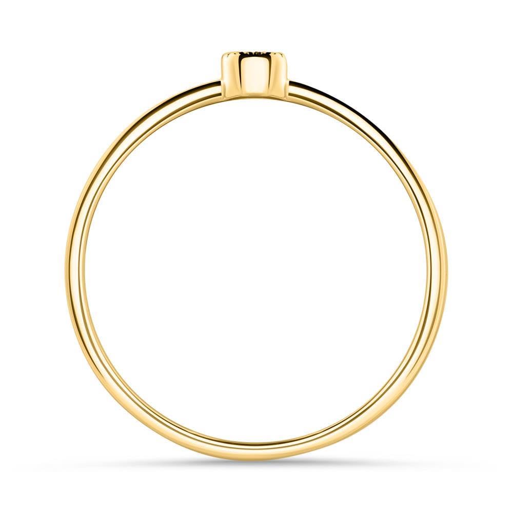 JEWLIX Ring Silber 925 vergoldet Zirkonia Gr. 52