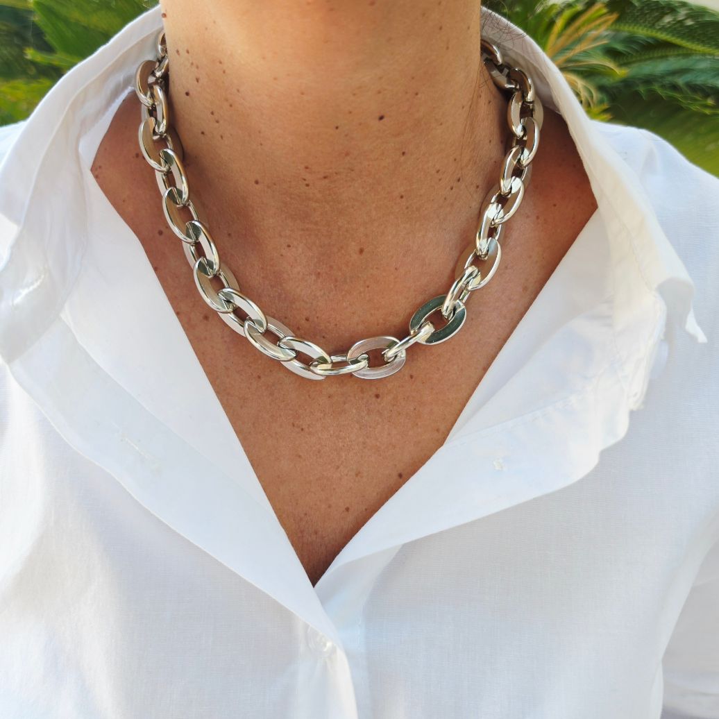 Alevá Bijoux Stromboli Halskette Gold nickelfrei