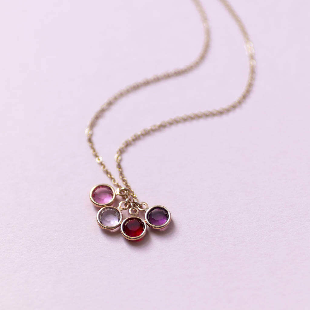 Joy by Corrine Smith Rose Gold Family Halskette Roségold 16-18 Zoll