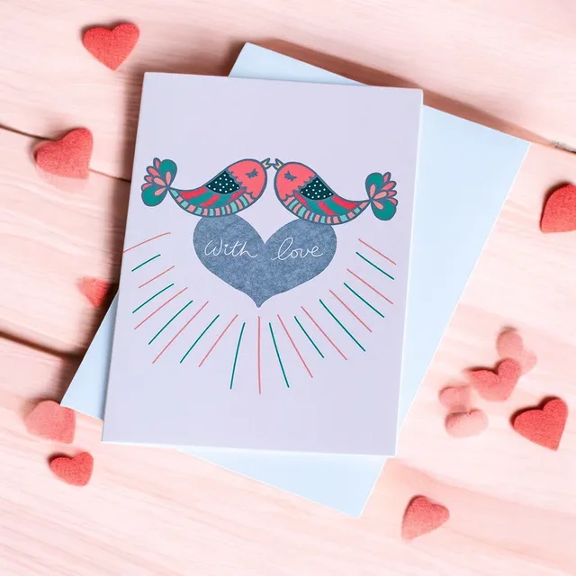Joy by Corrine Smith With Love Karte Love Birds A6