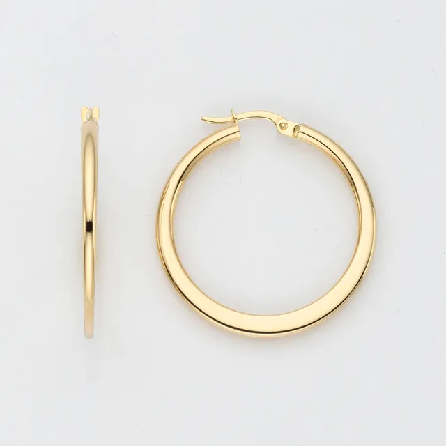 Eugen Rühle Ohrschmuck 80.3631 Creolen 2,5x30mm 585 Gold