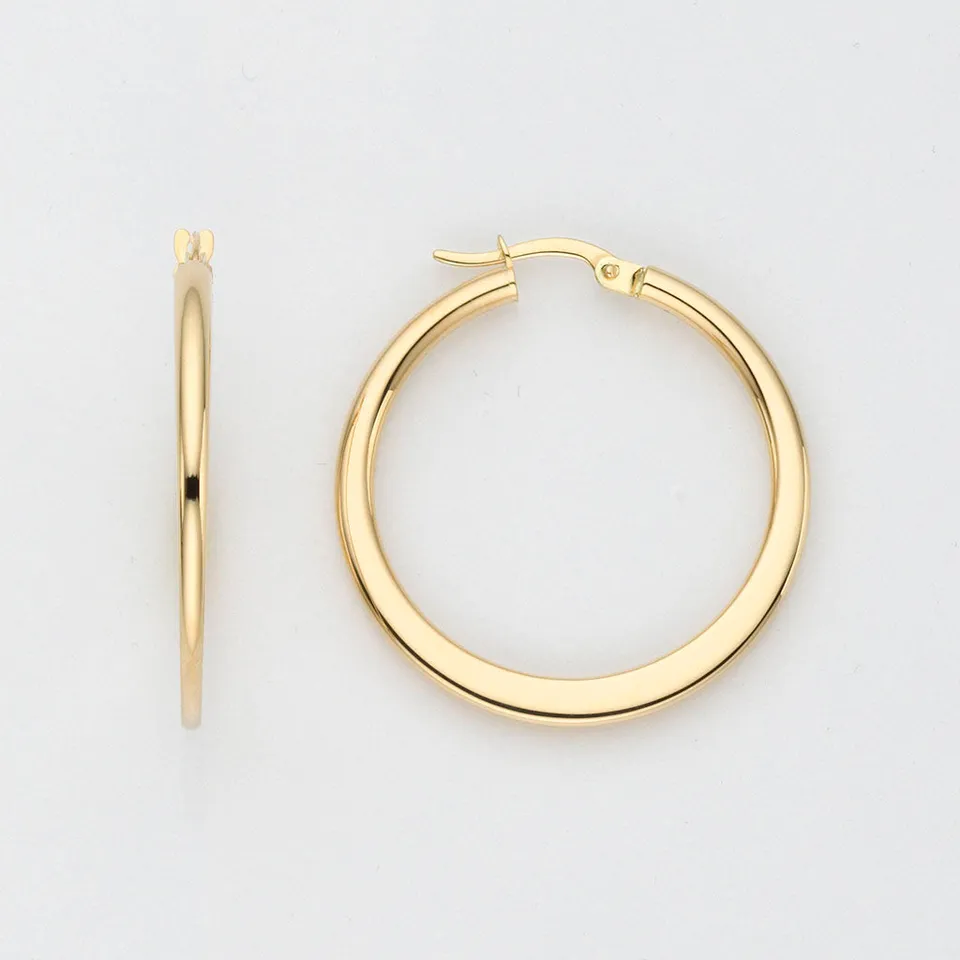 Eugen Rühle Ohrschmuck 80.3631 Creolen 2,5x30mm 585 Gold