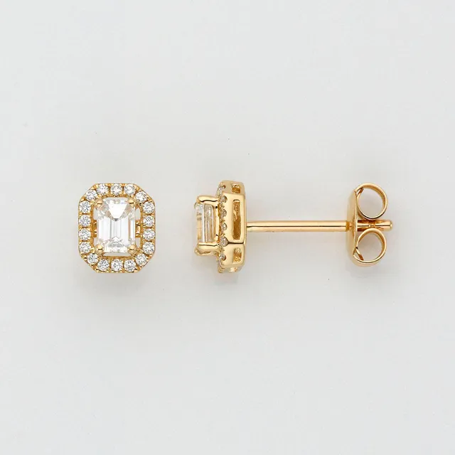 Eugen Rühle Ohrstecker Brillanten 0,46ct Ohrringe Gelbgold