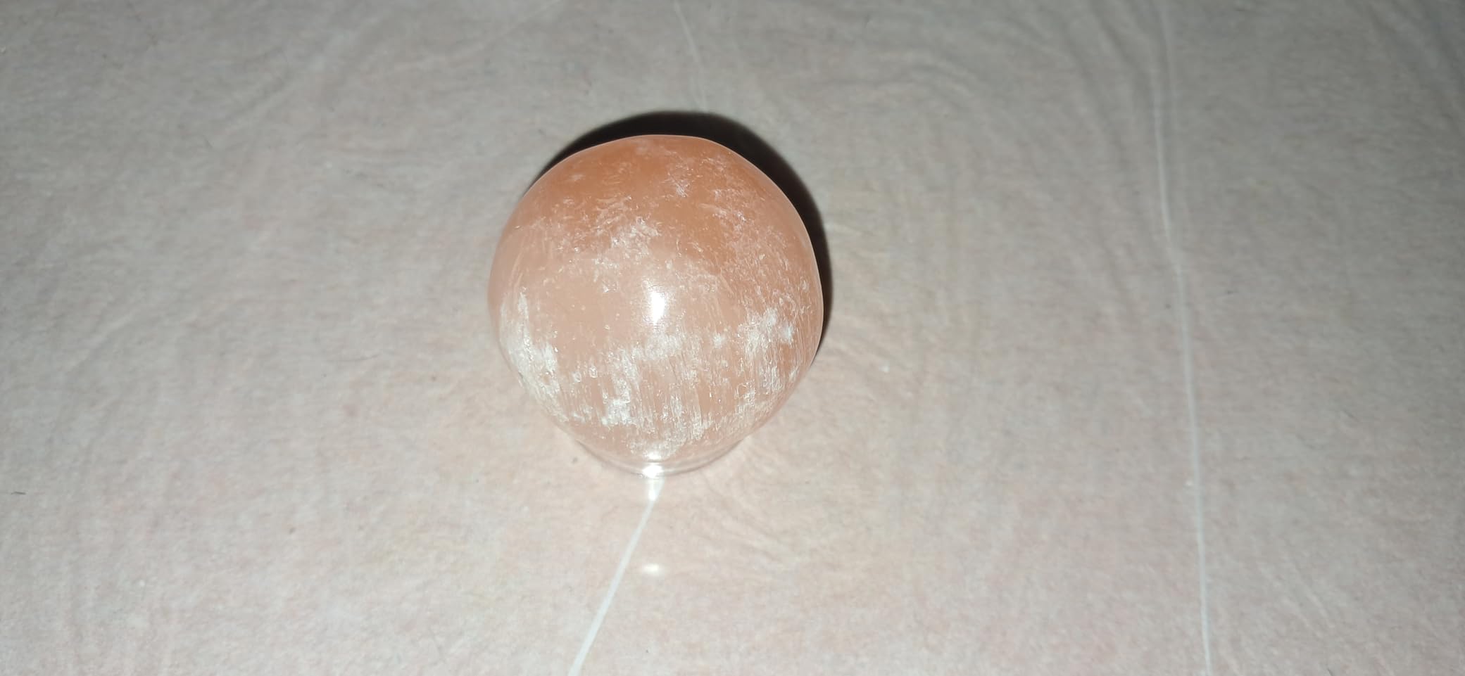 NKlaus Healing Crystals Selenit-Kugel 4cm Orange