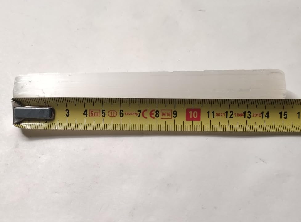 NKlaus Healing Crystals Selenit-Stab 15cm Energiestab 1 Stück