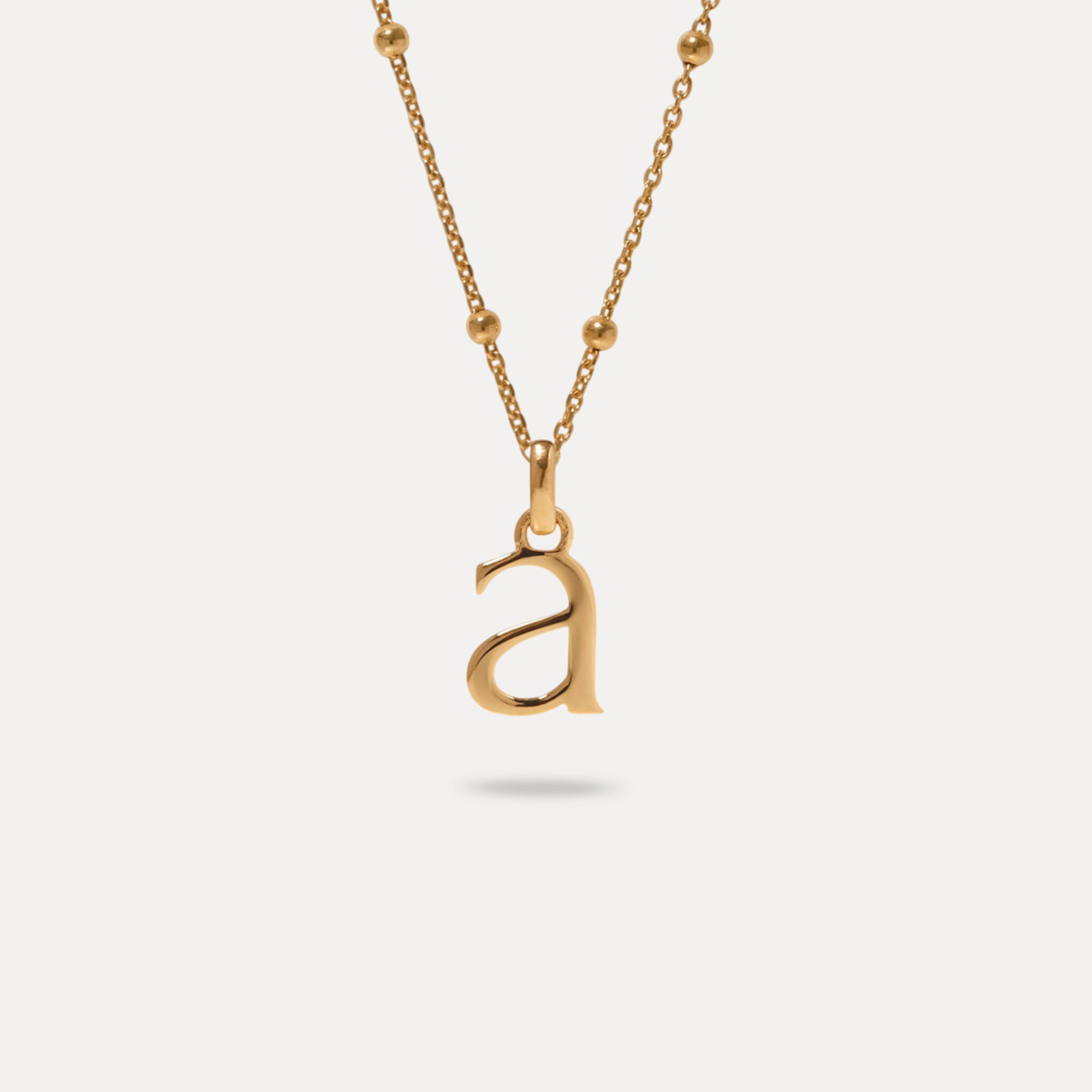 Stilnest Initial Satellite Kette Halskette Gold Vermeil A 45cm