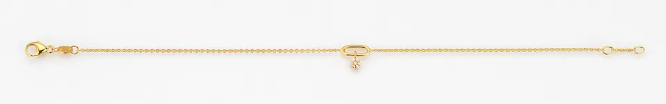 Eugen Rühle Armbänder Armband Gelbgold 585 mit Brillant 0,03ct