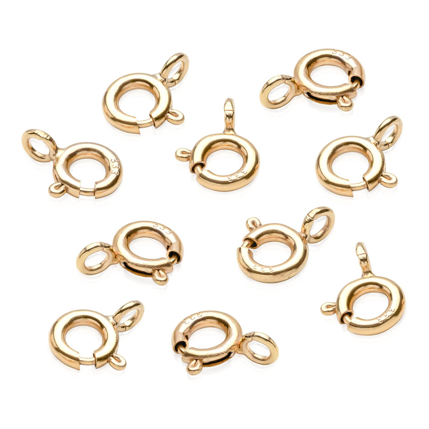 NKlaus Jewellery Federring Verschluss Gelbgold 333 5,1mm golden