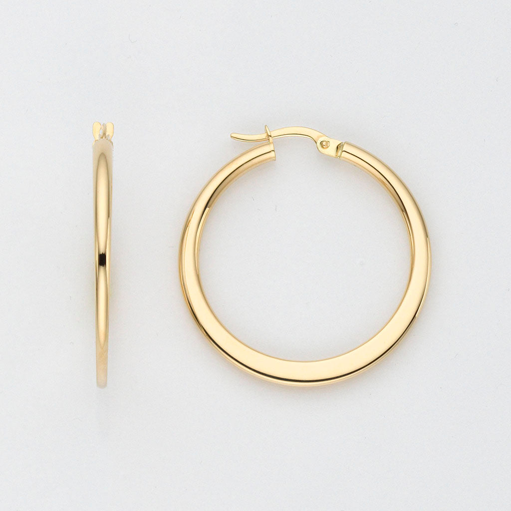 Eugen Rühle Ohrschmuck 80.3631 Creolen 2,5x30mm 585 Gold