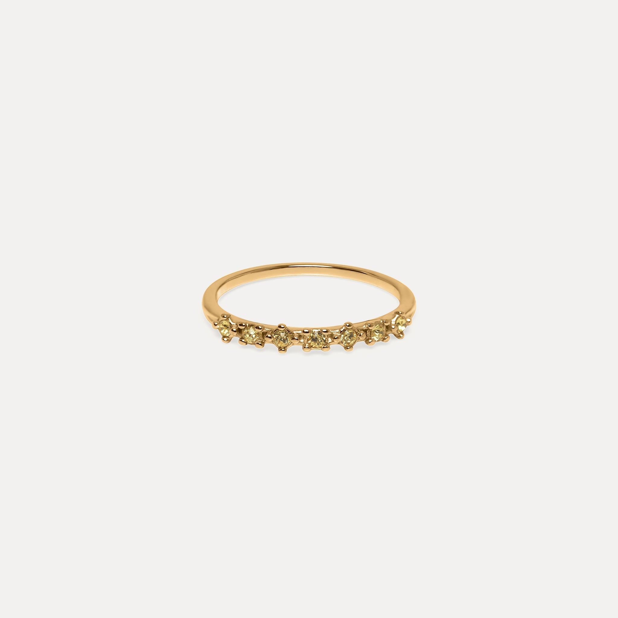 Stilnest Color Delight Ring Gelbe Kristalle Gr 52