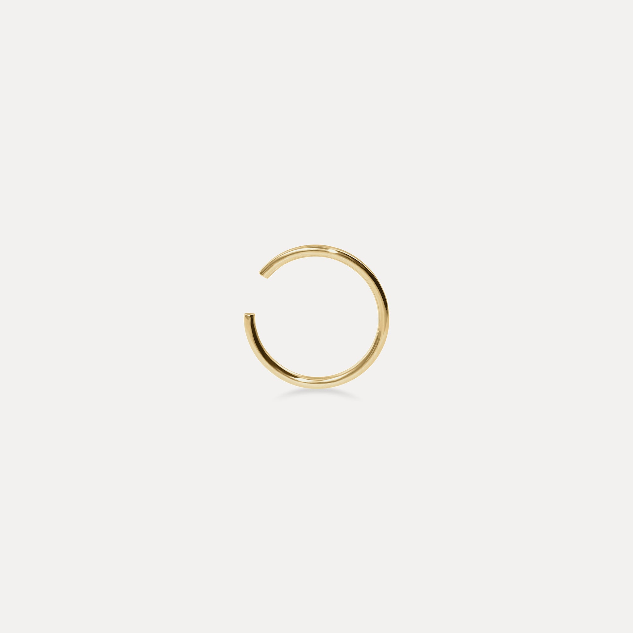 Stilnest Basic Ear Cuff Ohrringe 585 Gold 14k Massivgold