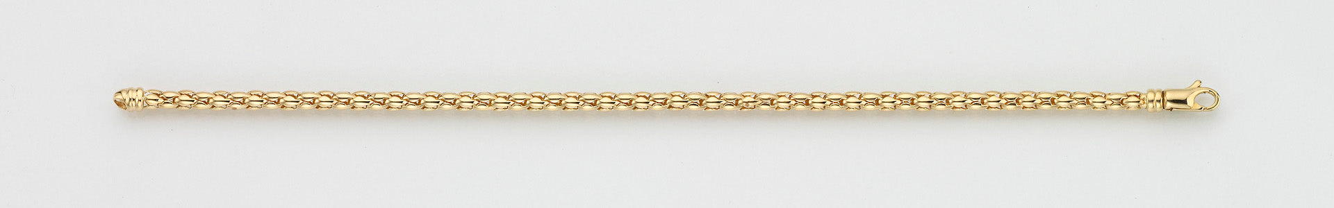 Eugen Rühle Fantasieketten Halskette 3,5mm 585 Gelbgold 42 cm