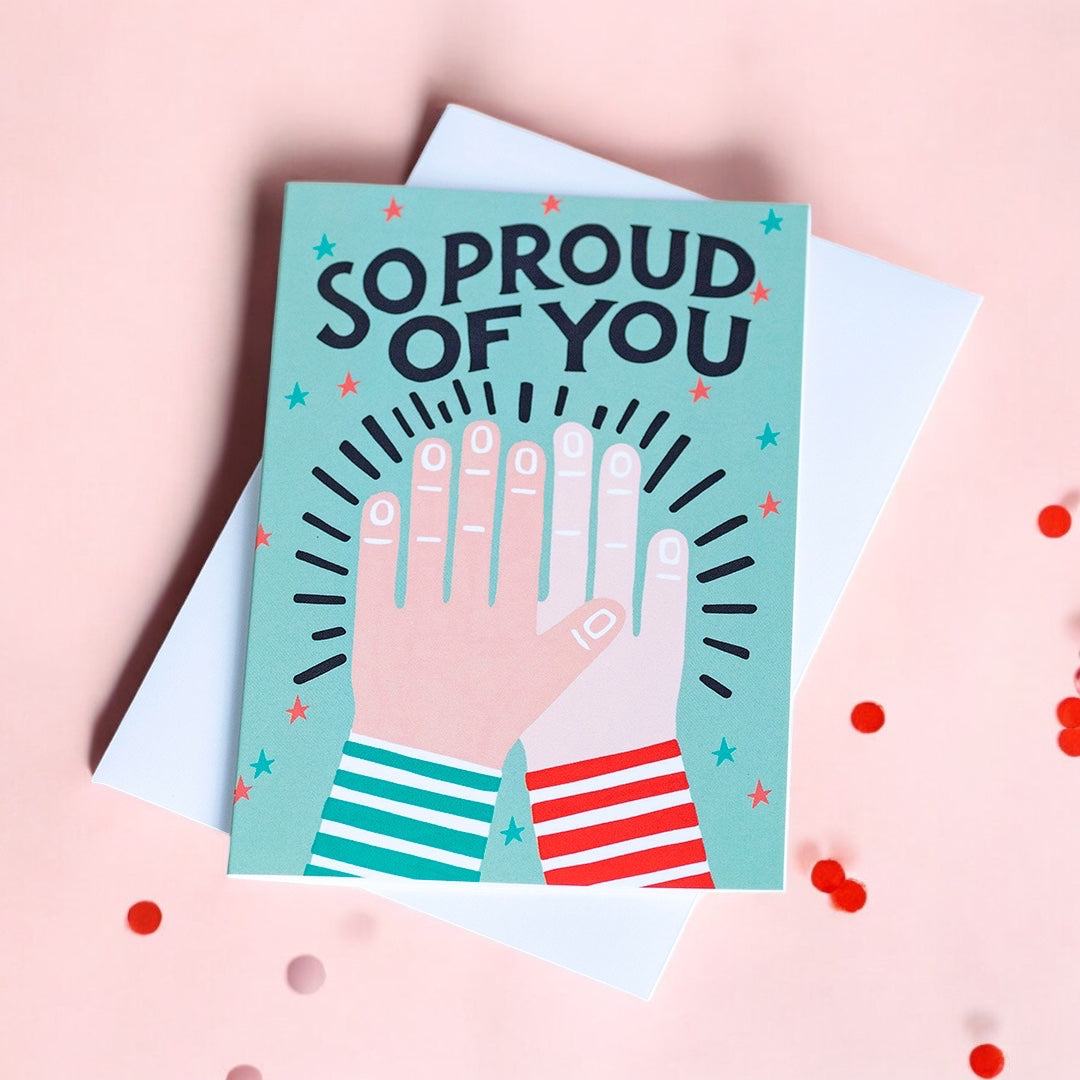 Joy by Corrine Smith So Proud of You Glückwunschkarte A6 Blanko
