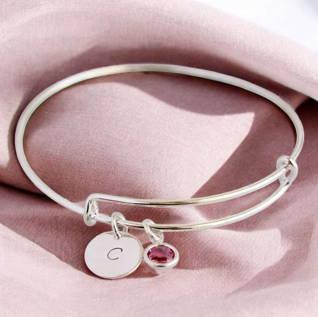 Joy by Corrine Smith Birthstone Armreif Gold Silber verstellbar