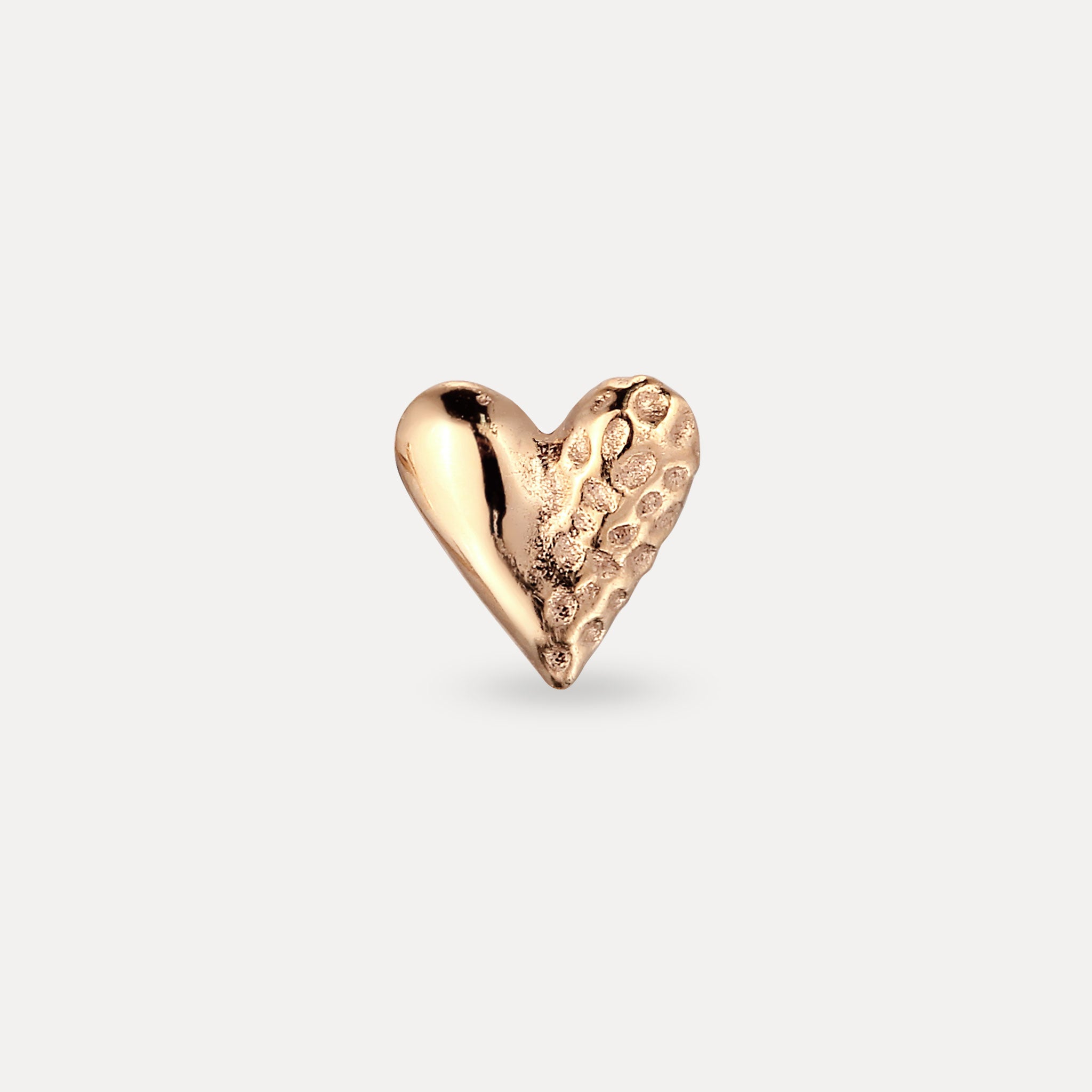 Stilnest Tiny Heart Ohrstecker 585 Gold Single Herz