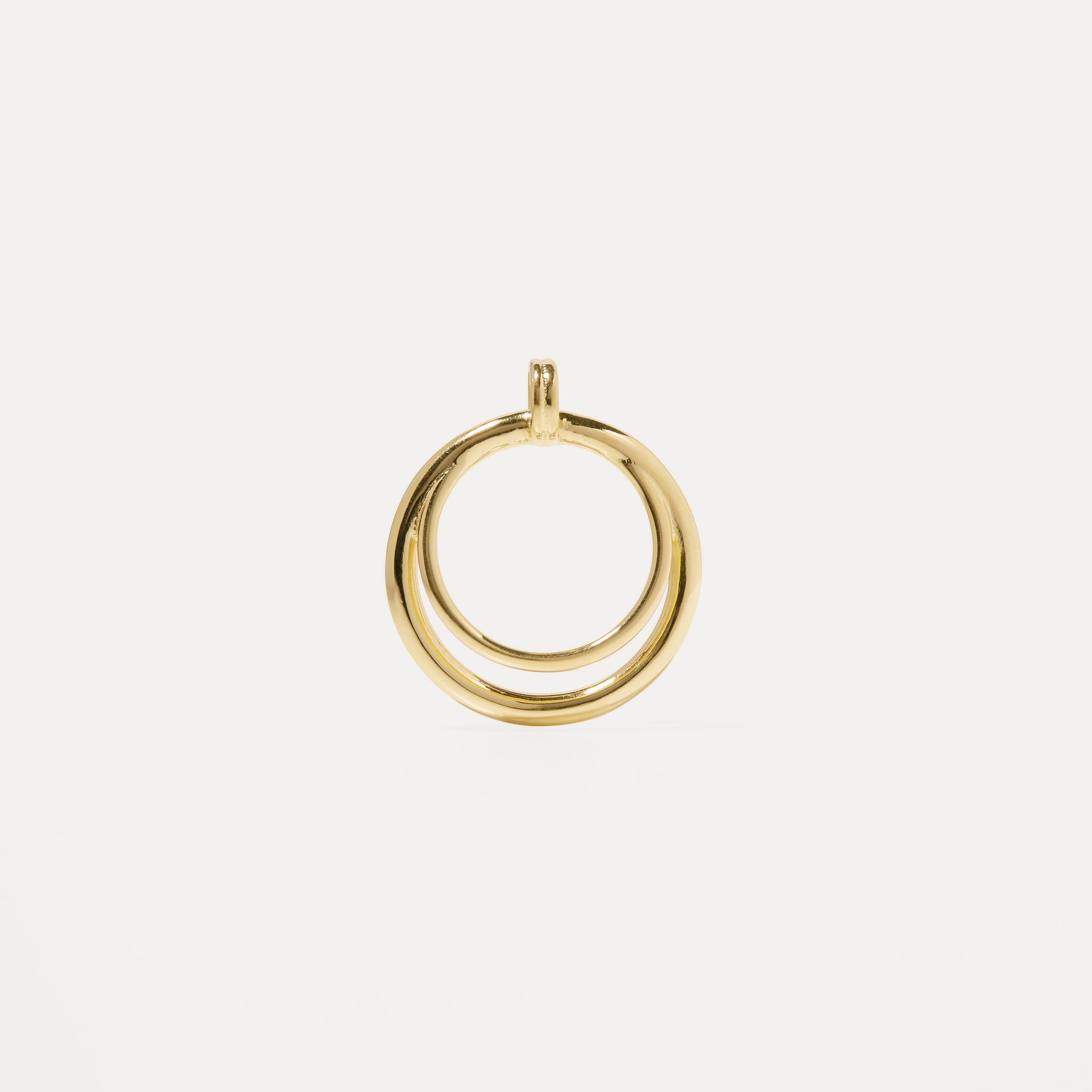 Stilnest Duo Kette Halskette 585 Gold 45cm Anhänger