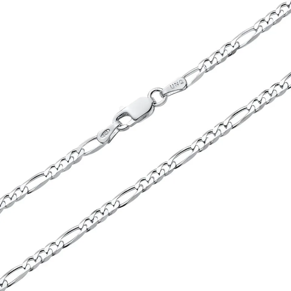 JEWLIX Figaroketten FK0035 Halskette 925 Silber 60 cm 3,5 mm