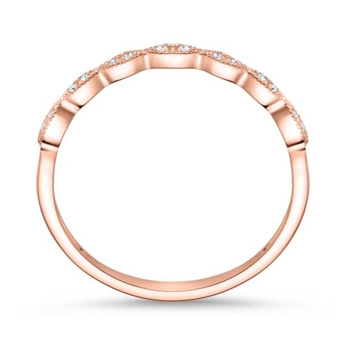 JEWLIX DR0405-14KR Diamantring Roségold 0,04ct