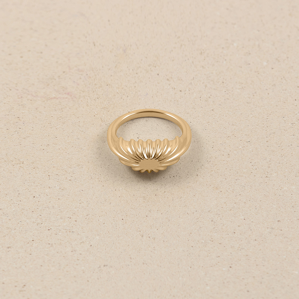Stilnest Solar Bombé Ring 585 Gold Ring 14k Gr. 52
