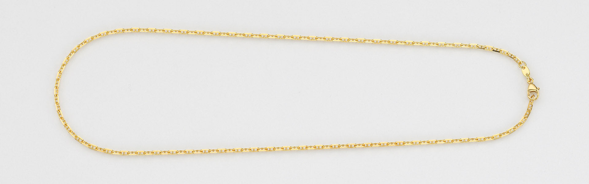 Eugen Rühle Stegankerkette 2,2mm Halskette 585 Gelbgold