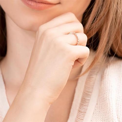 JEWLIX Ring 925 Silber rosévergoldet Größe 52 Zirkonia