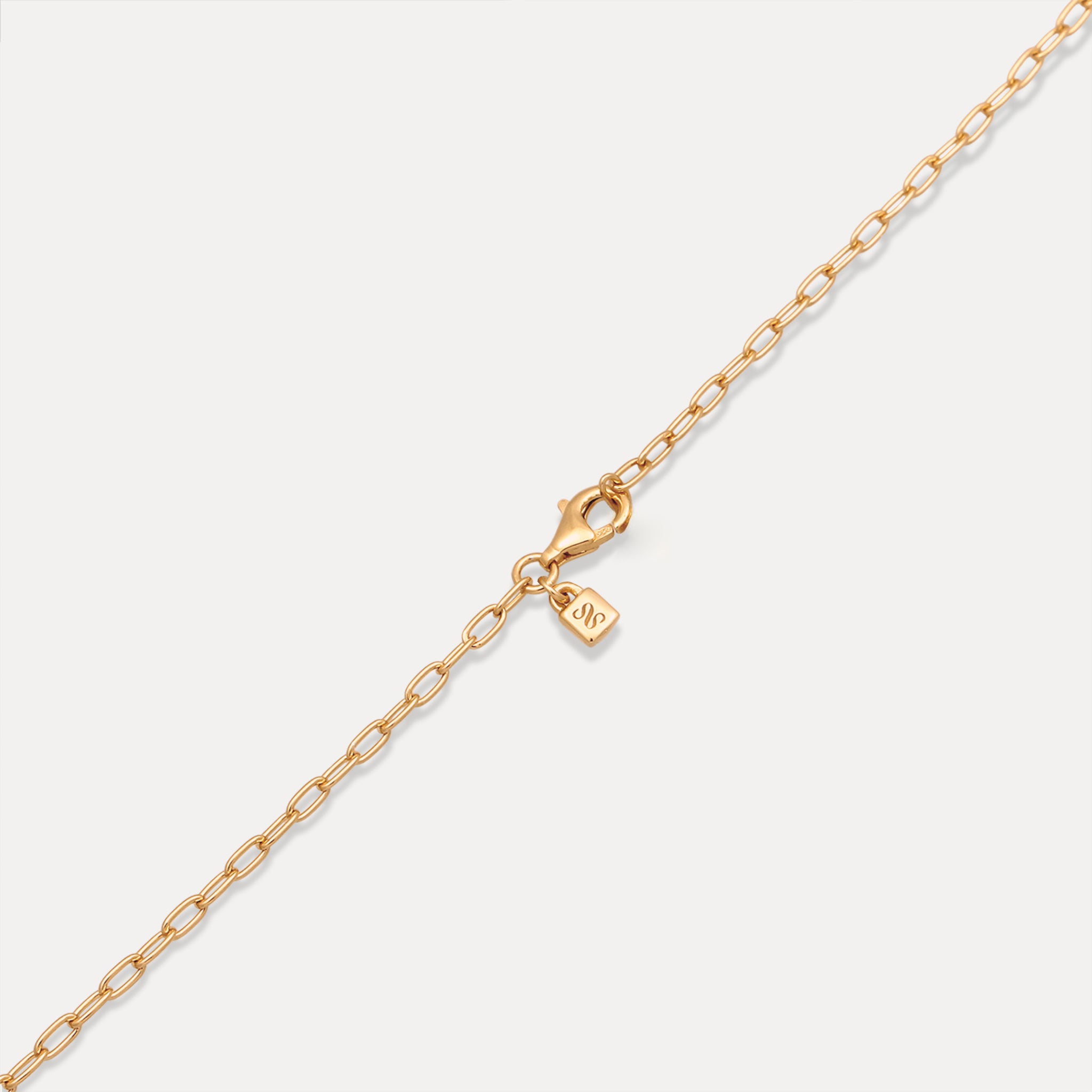 Stilnest Catena II Kette Halskette 24K Gold Vermeil 60CM