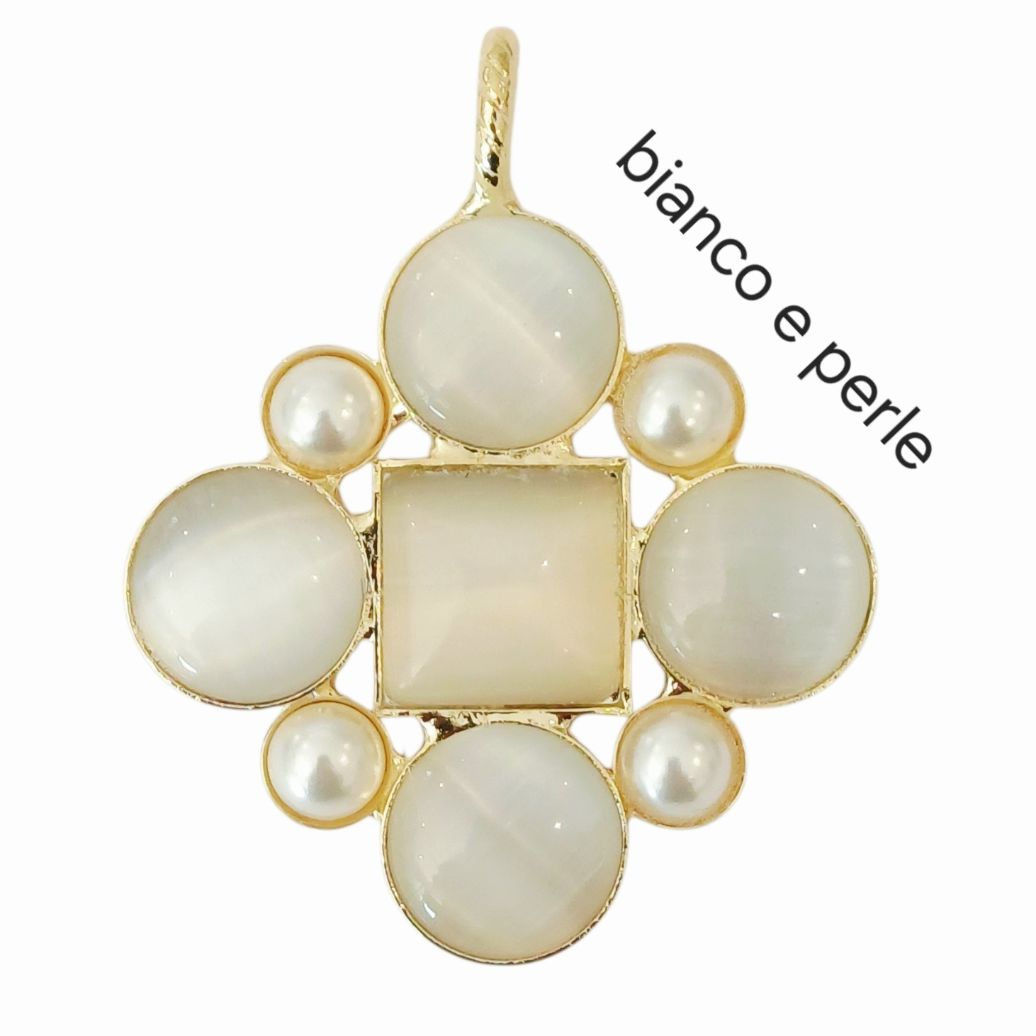 Alevá Bijoux Ramona Anhänger Gold 3,8 cm