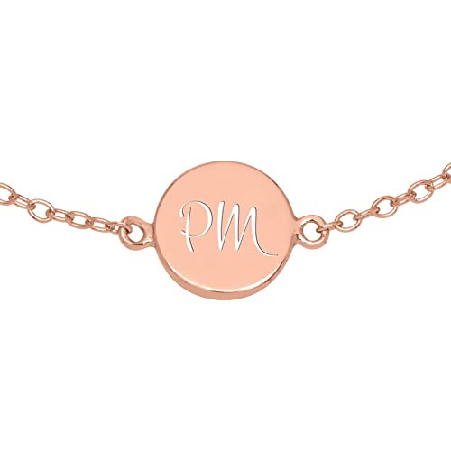 JEWLIX ID-Armbänder Armband Sterlingsilber rosévergoldet