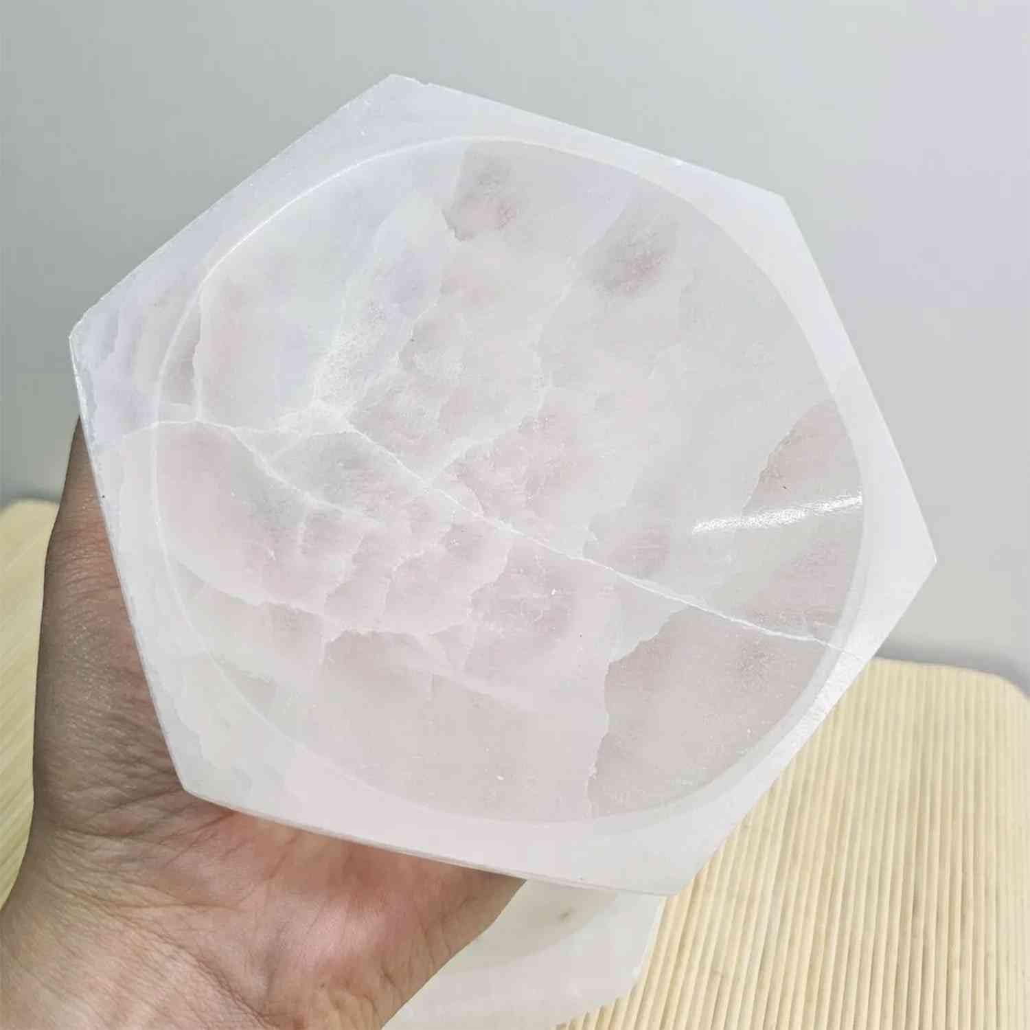 NKlaus Healing Crystals Selenit-Schale 16x14cm