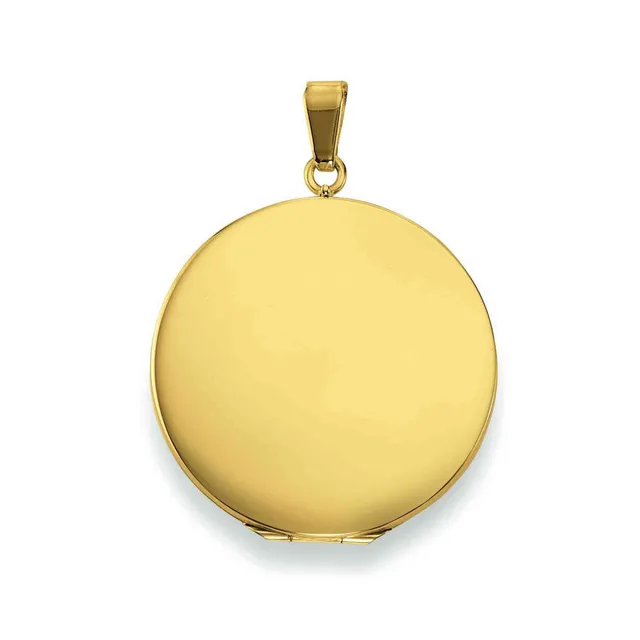Eugen Rühle Medaillon rund 28 mm 585 Gelbgold Anhänger