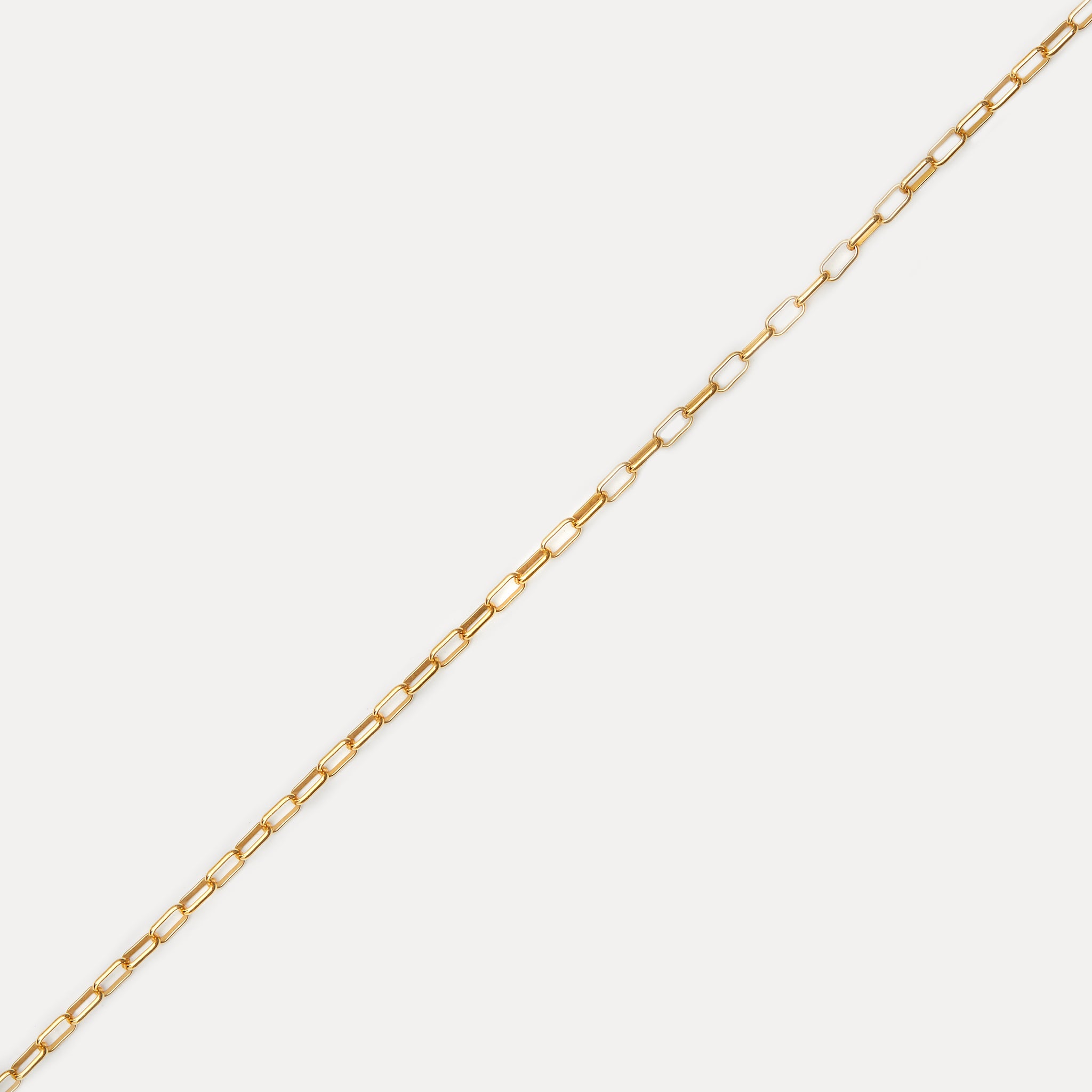Stilnest Catena Long Link Armband Gold Vermeil Kette