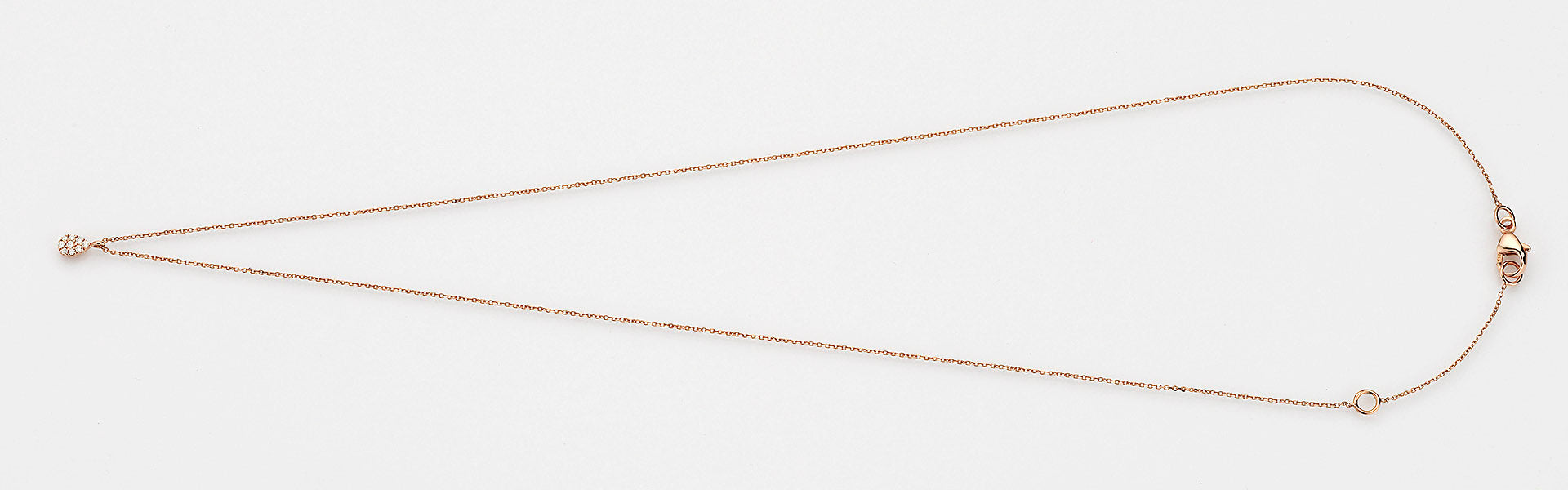 Eugen Rühle Anhänger Set Brillant 0,04ct 585 Gelbgold Kette