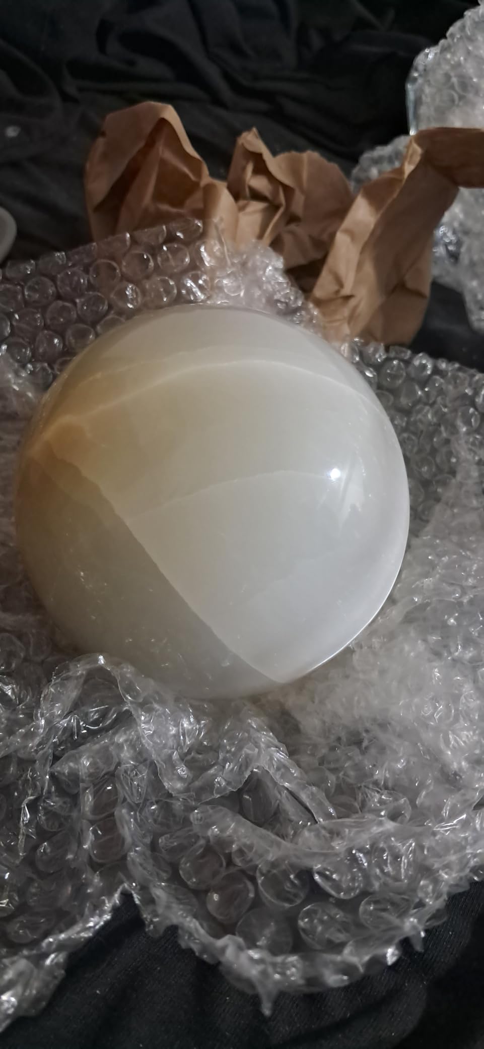 NKlaus Healing Crystals Selenit Kugel Kristallkugel 11 cm