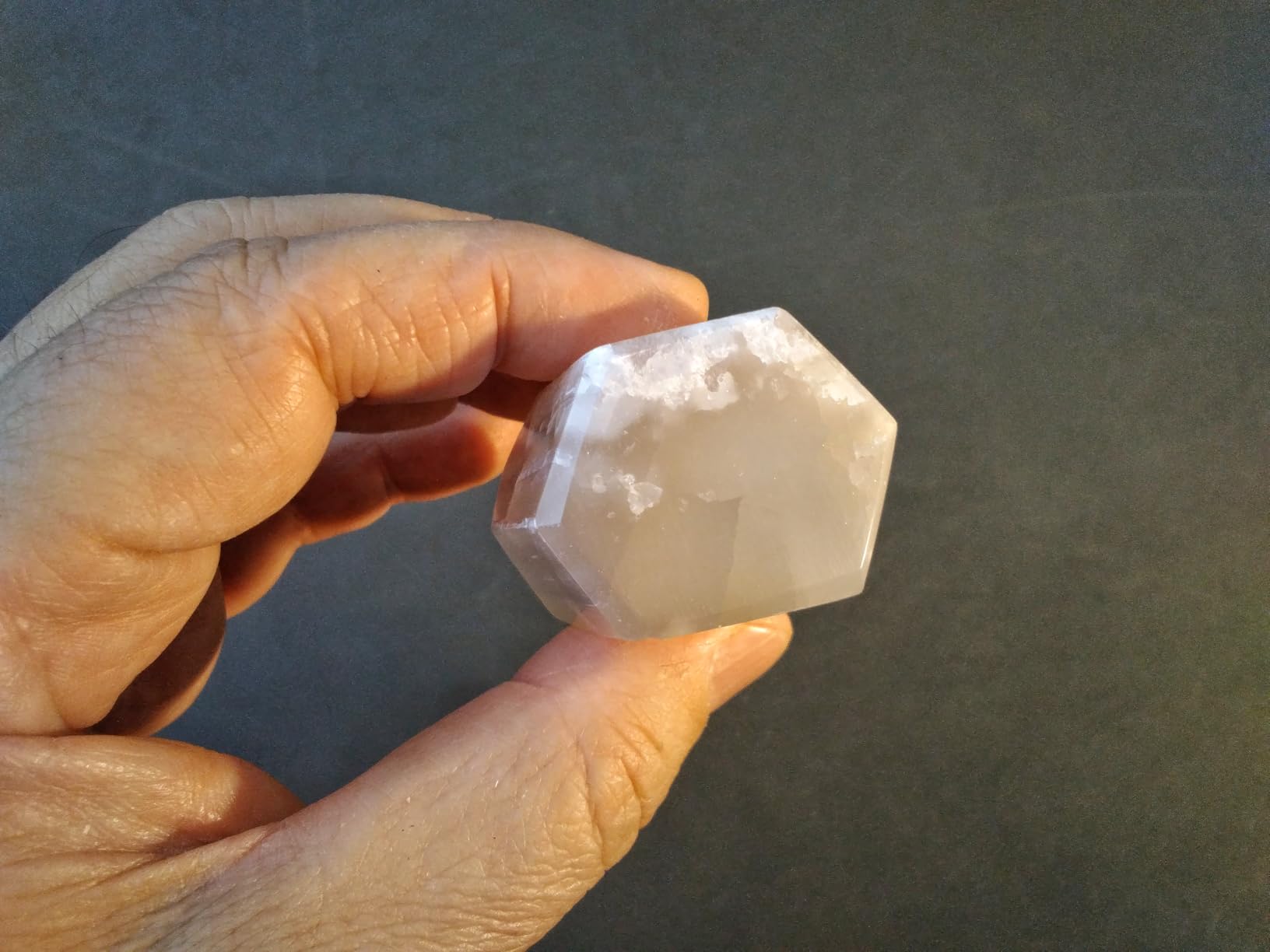 NKlaus Healing Crystals Selenit-Obelisk 6cm Heilstein 1 Stück
