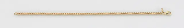 Eugen Rühle Kugelketten Kugelkette 3mm Halskette Gelbgold 585