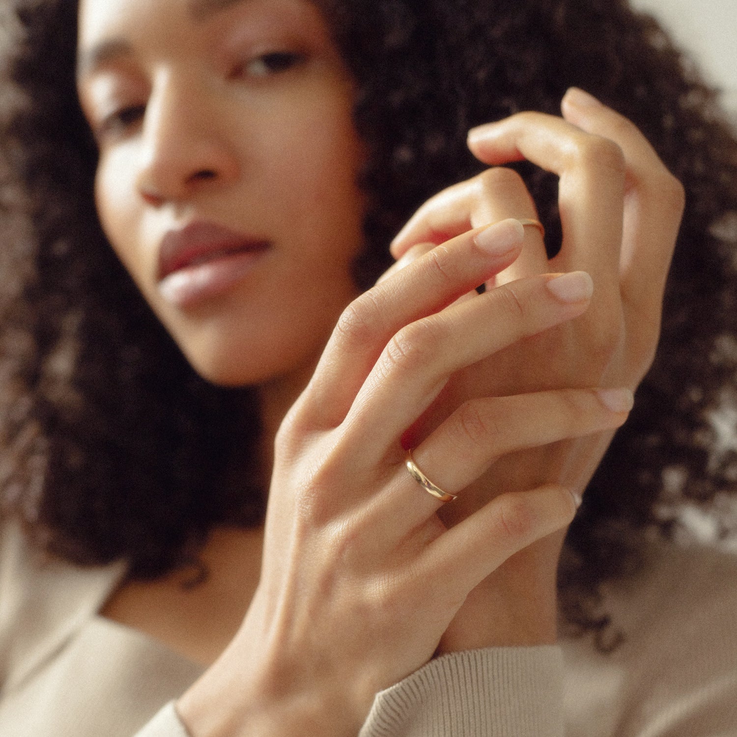 Stilnest Round Fair Band Ring 585 Fairtrade-Gold 3 mm