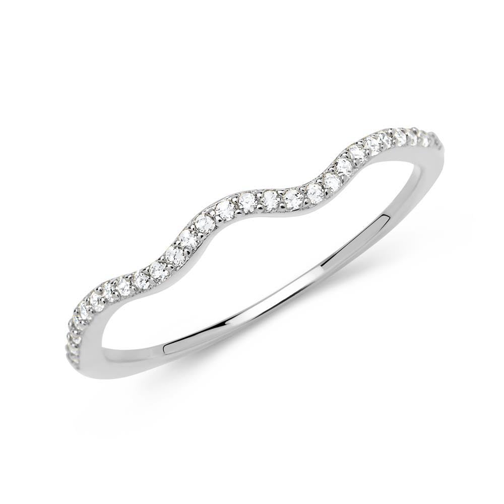 JEWLIX SR0382 Ring 925er Silber Zirkonia filigran