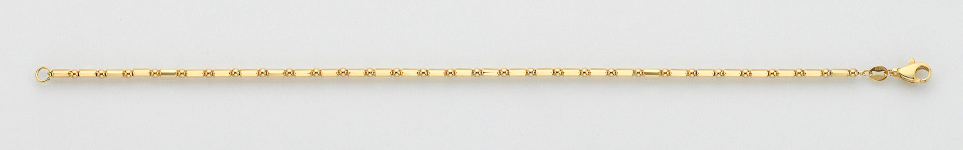 Eugen Rühle Kugelketten Fantasiekette 2 mm Halskette 45 cm 585 Gelbgold