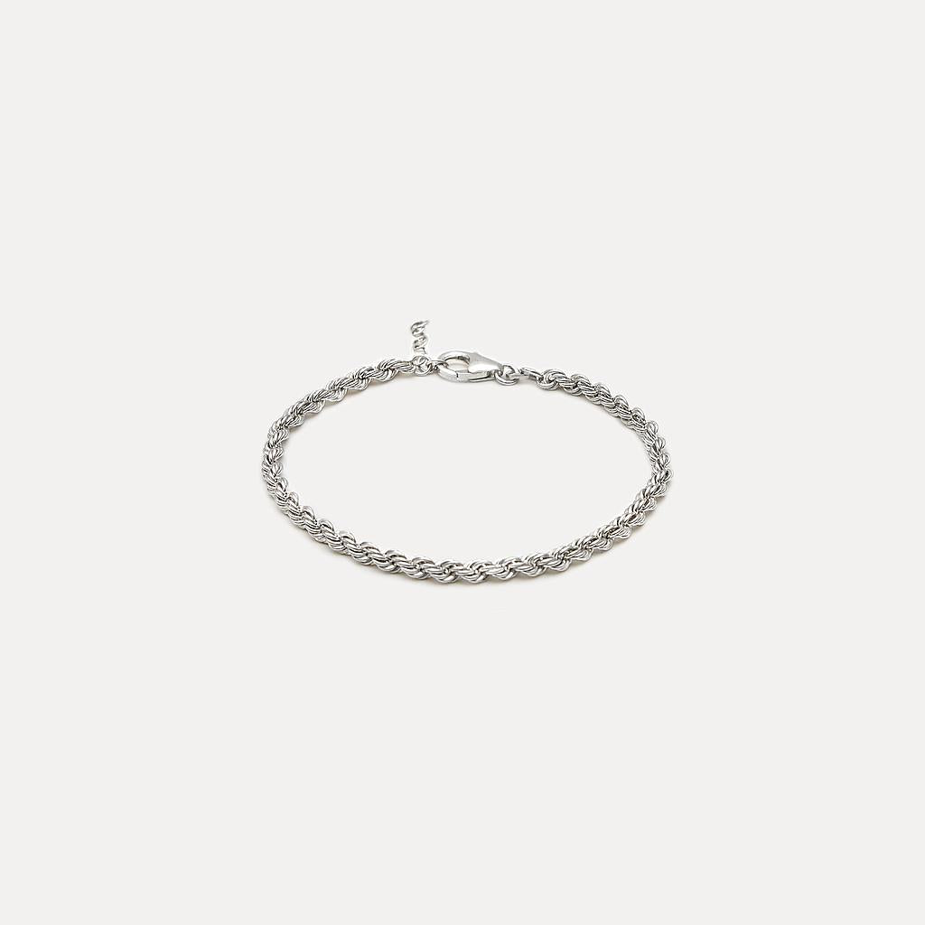 Stilnest Kordel Armband 24k Gold Vermeil 17+2cm