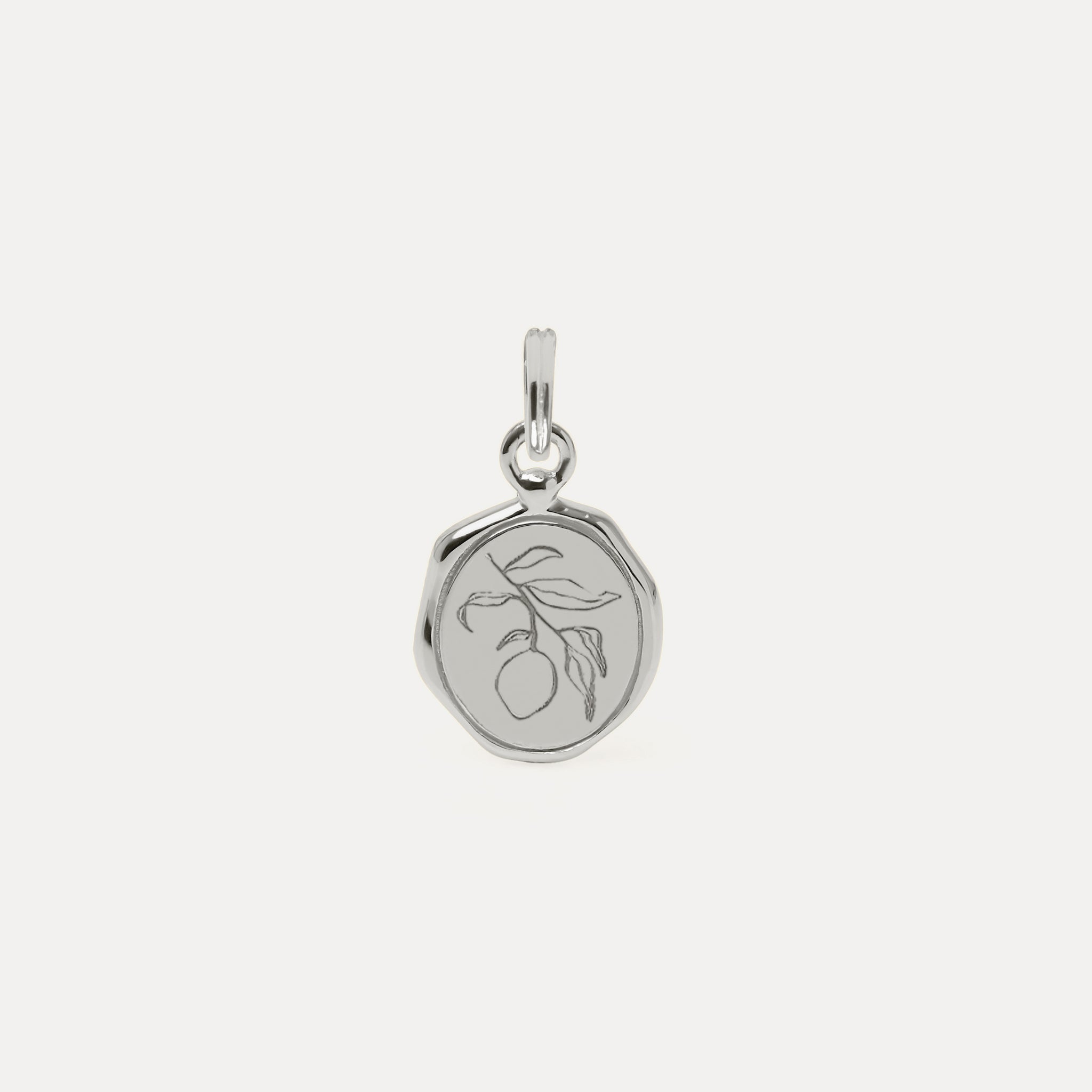 Stilnest Eden Lemon Seal Kette Gold Vermeil 45cm Zitrone