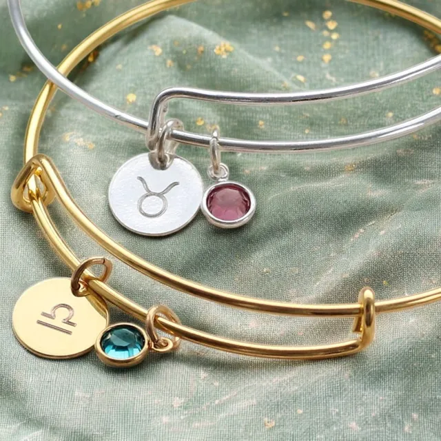 Joy by Corrine Smith Zodiac Birthstone Armreif Gold