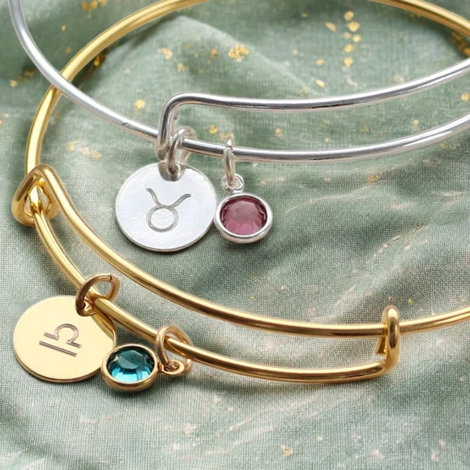 Joy by Corrine Smith Zodiac Birthstone Armreif Gold