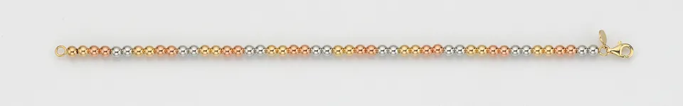 Eugen Rühle Kugelketten Kugelkette 4mm Halskette 585 Gold