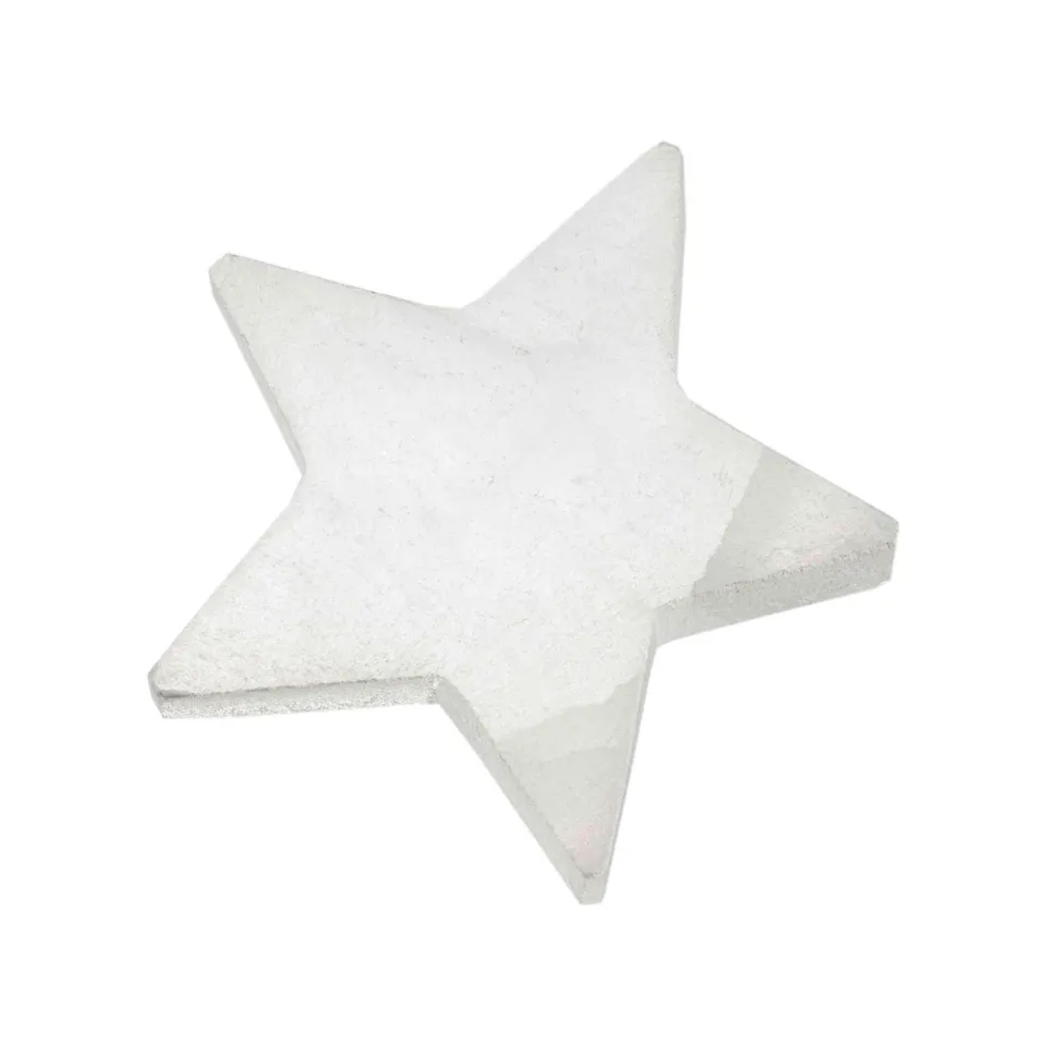 NKlaus Healing Crystals Selenit Stern Platte 10 cm Aufladeplatte