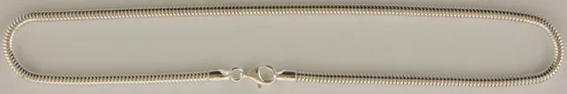 Eugen Rühle Schlangenketten Snake Chain 5,0mm Halskette 50cm 925 Silber