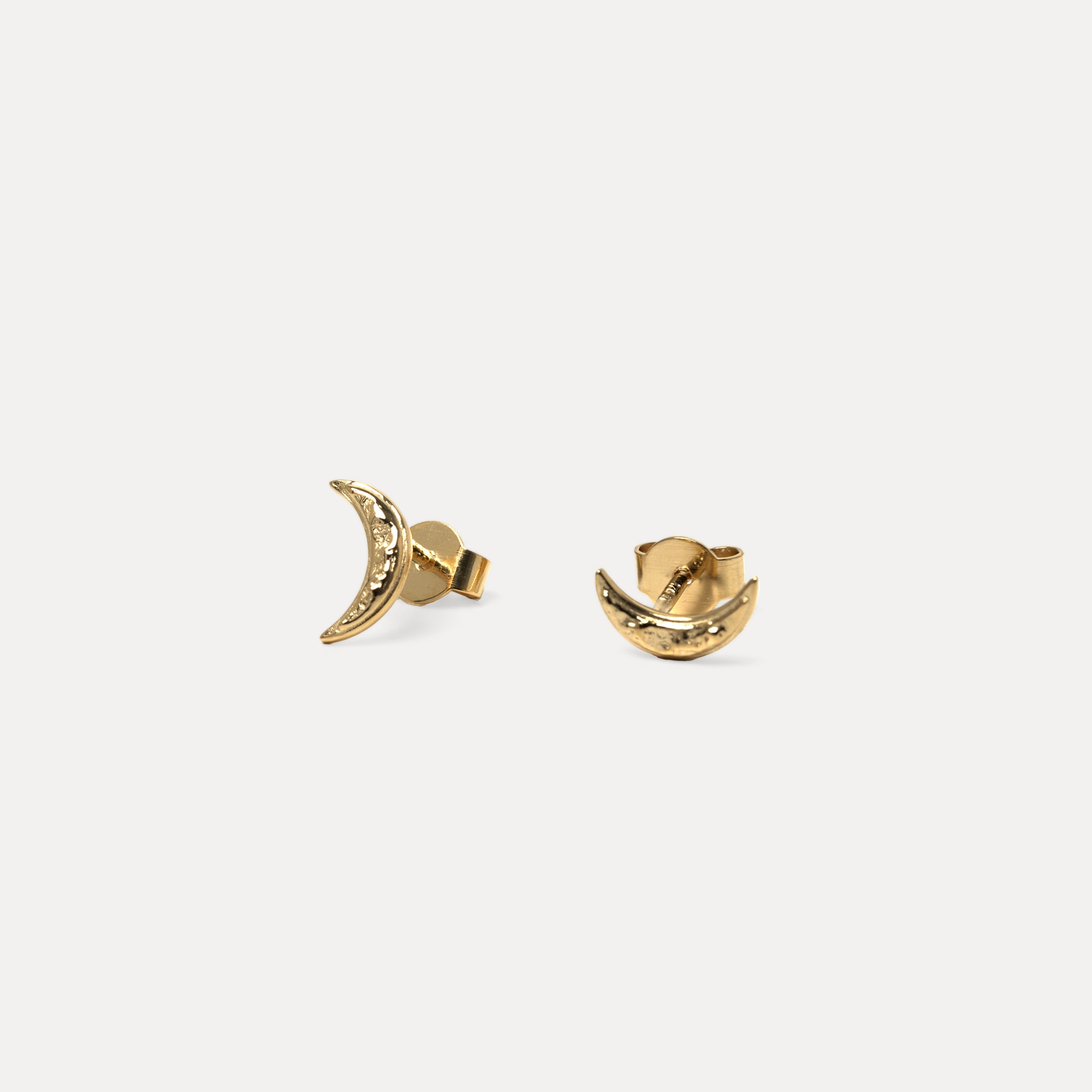 Stilnest Lunar Eclipse Ohrstecker 24k Gold Vermeil