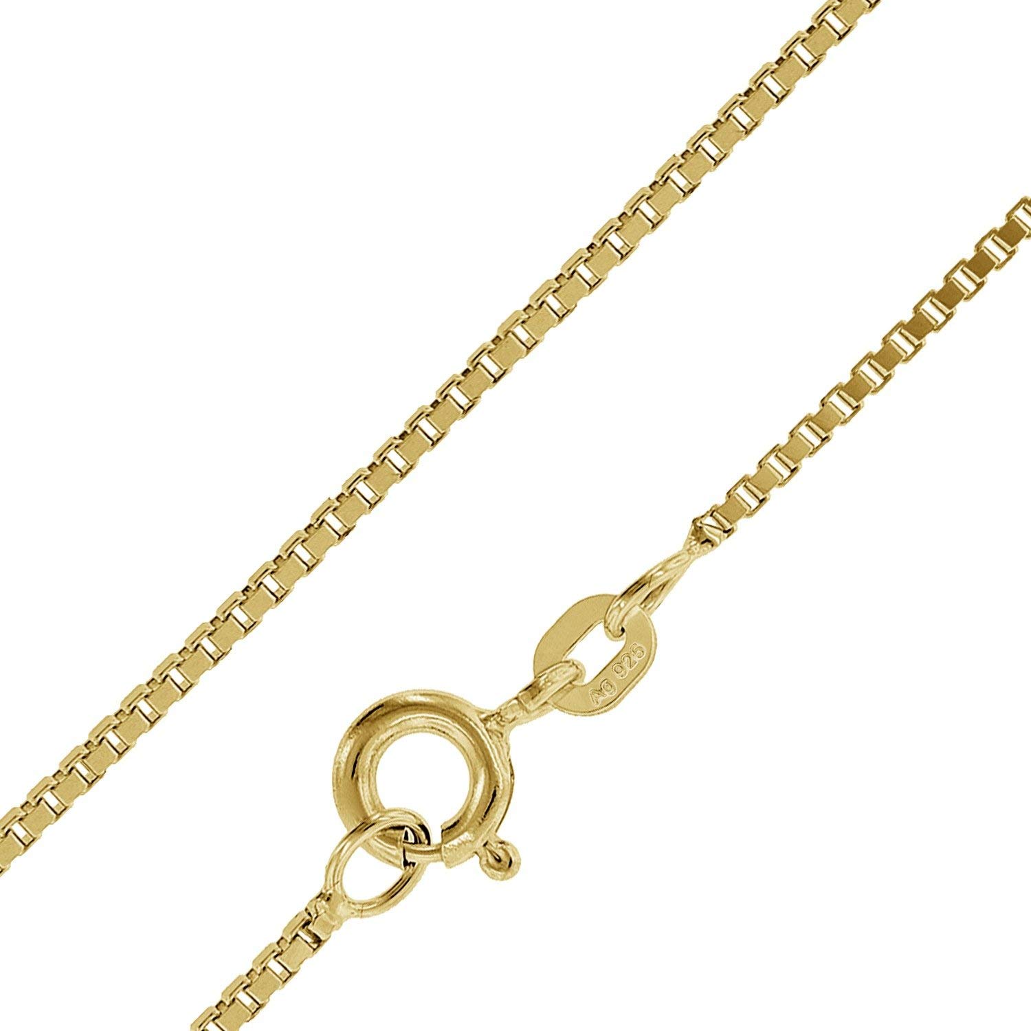 trendor 35790 Kreuz-Anhänger Gold 333 Kette Silber 50 cm